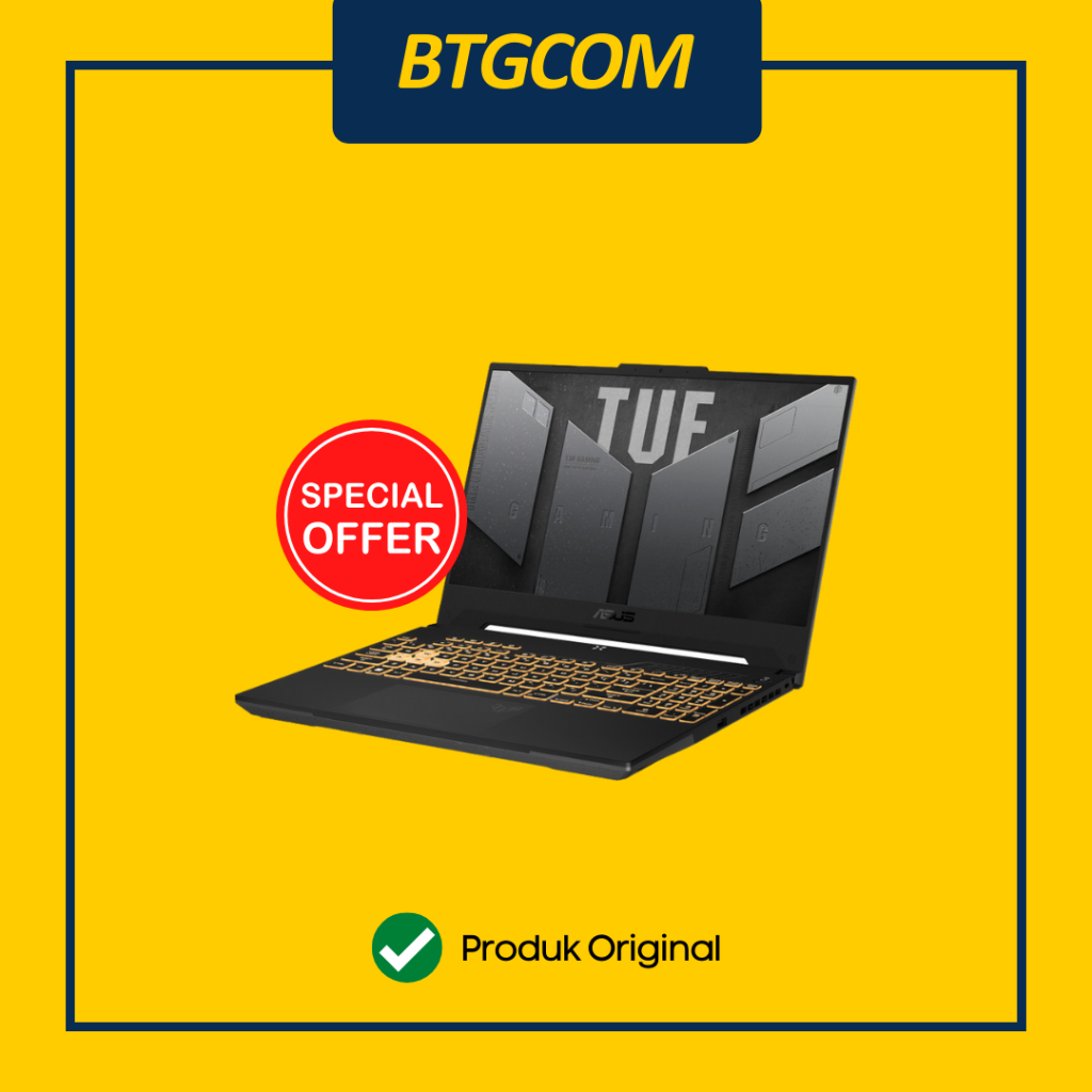 LAPTOP GAMING ASUS TUF F15 FX507ZC4-I735B6G-O (15,6″ FHD 144HZ, INTEL